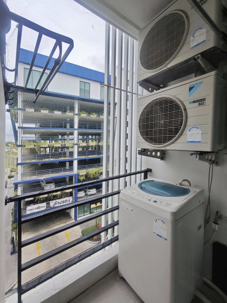 ให้เช่า V Condo Salaya 1 ห้องนอน 1 ห้องน้ำ แต่งสวยคุมโทน เฟอร์ครบครัน จองเลย