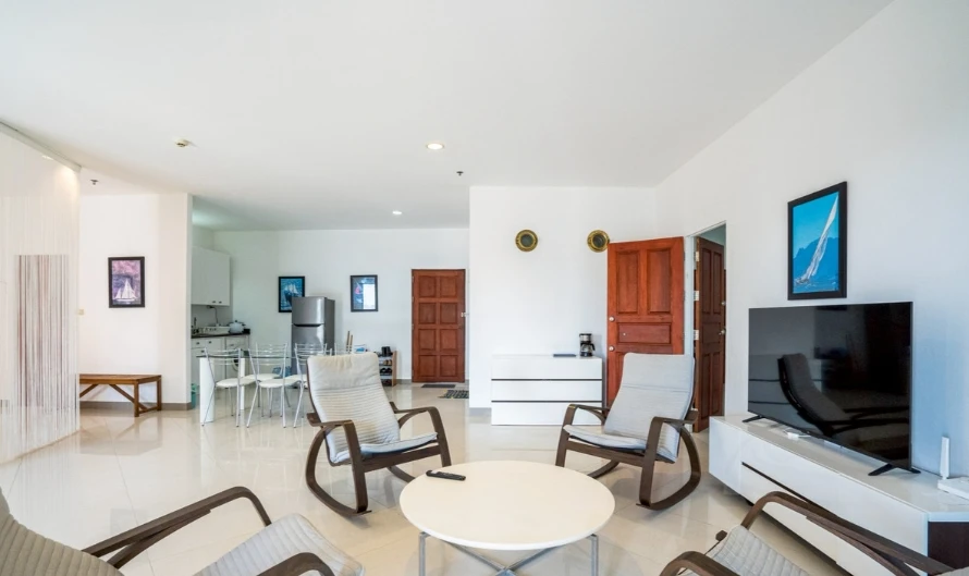 ให้เช่า View Talay Jomtien Condominium 2 ห้องนอน ชั้น 4 แต่งครบ น่าอยู่ จองเลย