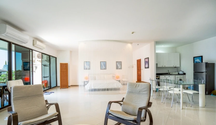 ให้เช่า View Talay Jomtien Condominium 2 ห้องนอน ชั้น 4 แต่งครบ น่าอยู่ จองเลย