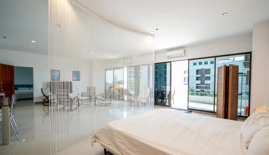 ให้เช่า View Talay Jomtien Condominium 2 ห้องนอน ชั้น 4 แต่งครบ น่าอยู่ จองเลย