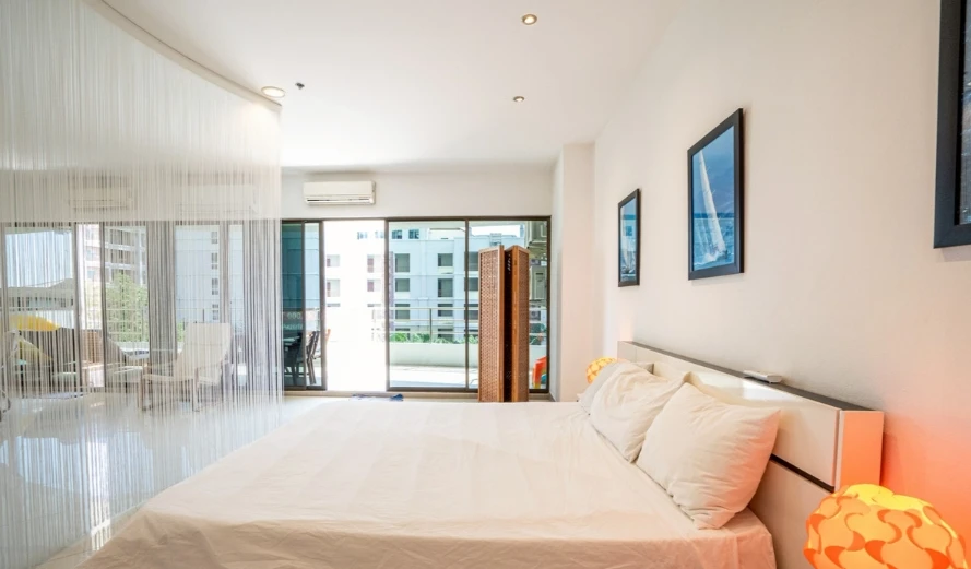ให้เช่า View Talay Jomtien Condominium 2 ห้องนอน ชั้น 4 แต่งครบ น่าอยู่ จองเลย