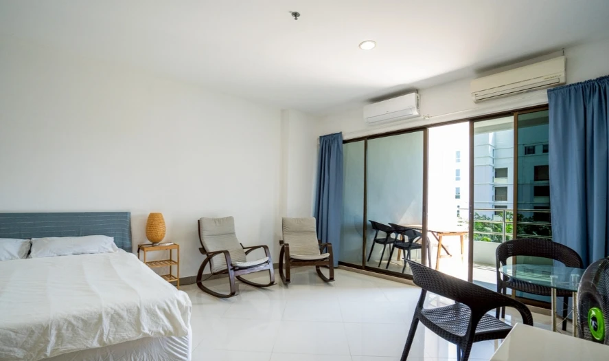 ให้เช่า View Talay Jomtien Condominium 2 ห้องนอน ชั้น 4 แต่งครบ น่าอยู่ จองเลย