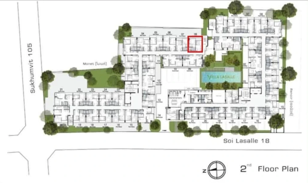 ให้เช่า Villa Lasalle ชั้น 5 มุมส่วนตัว พร้อมเครื่องใช้ไฟฟ้าแน่นๆ รีบจับจองก่อนพลาด