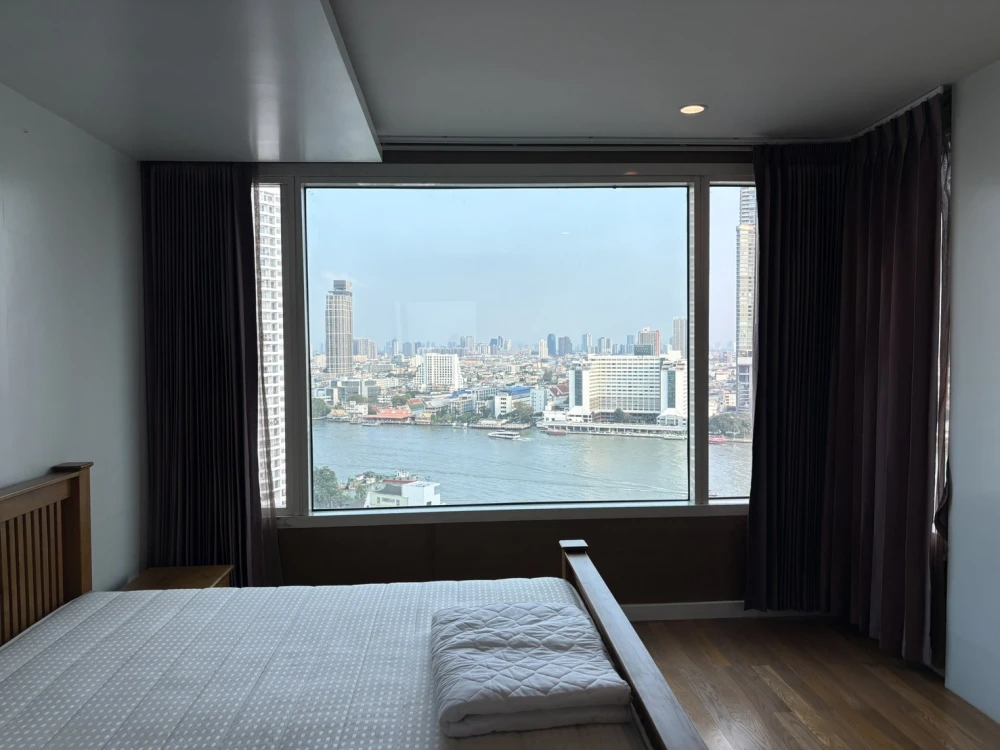 ให้เช่า Watermark Chaophraya River ห้องพร้อมอยู่ เฟอร์พร้อม อยู่ได้เป็นครอบครัว อยู่สบายมากๆจองเลย