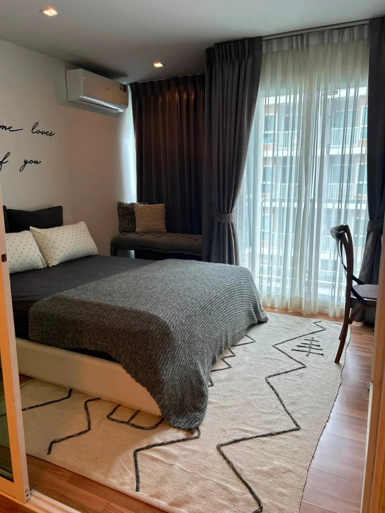 ให้เช่า WE Condo ห้องตกแต่งสไตล์ Modern Cozy พร้อมเฟอร์นิเจอร์และเครื่องใช้ไฟฟ้าครบ มาจองได้แล้ววันนี้