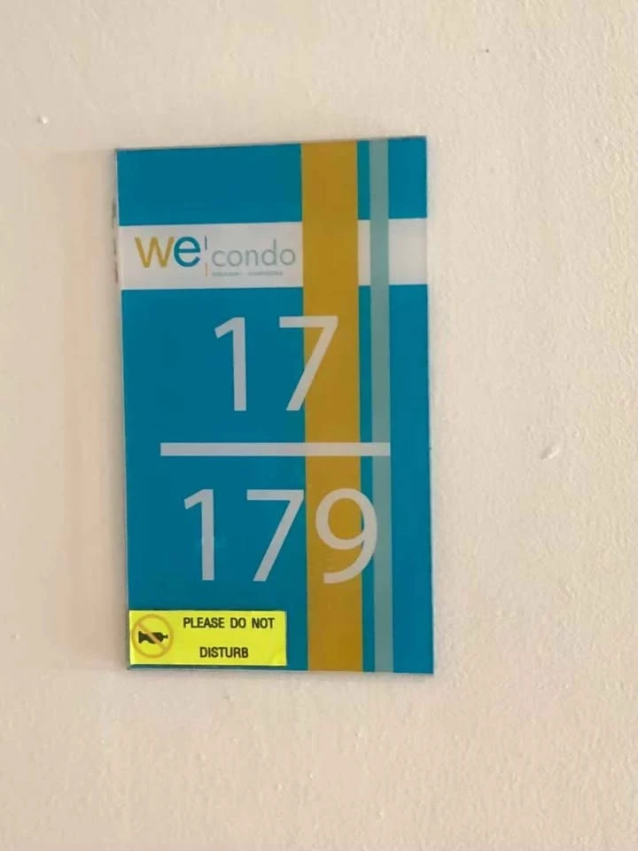 ให้เช่า  WE Condo  ห้องพร้อมอยู่ เฟอร์พร้อม หิ้วกระเป๋ามาได้เลย+++
