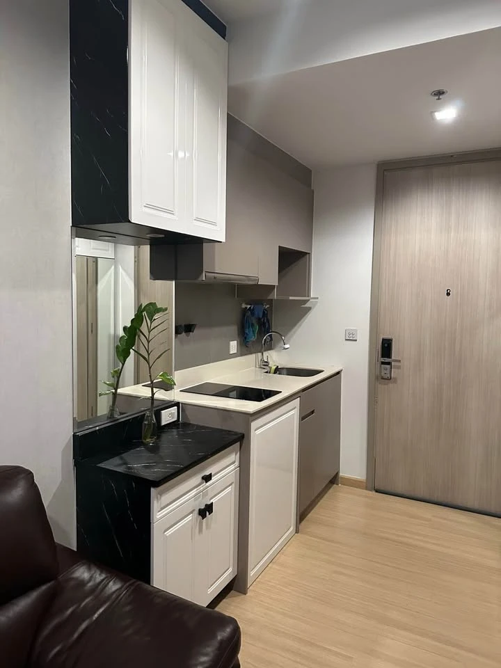 ให้เช่า Whizdom connect Sukhumvit ห้องน่าอยู่ ชั้นสูง ลมดี พร้อมเฟอร์ จองเลย
