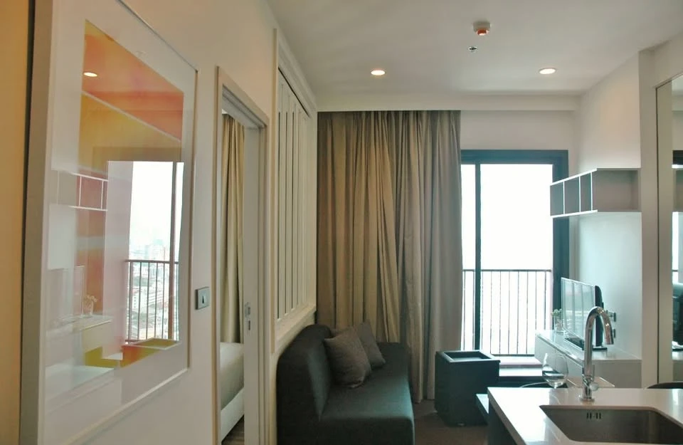 ให้เช่า Wyne Sukhumvit ห้องอยู่ชั้นสูงสุดๆ ได้วิวเมืองสุดจึ้ง สวยงามมาก มาแต่ตัวเข้าอยู่ได้เลยจ้า