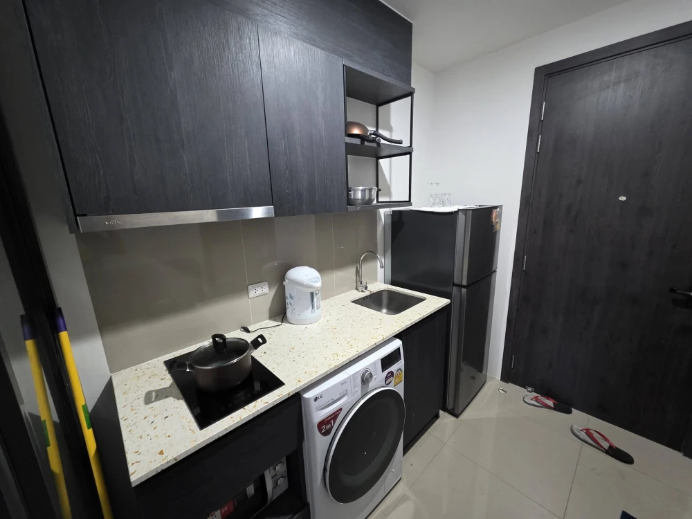 ให้เช่า XT Huaikhwang 1 ห้องนอน 1 ห้องน้ำ เฟอร์นิเจอร์ครบครัน มัวแต่มองไม่จองไหวหรอ