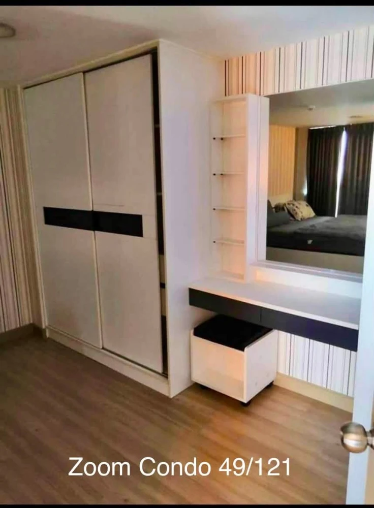 ให้เช่า Zoom Condo Place ห้อง Duplex 2 ชั้น ห้องแต่งครบ จองเลย ห้ามพลาด