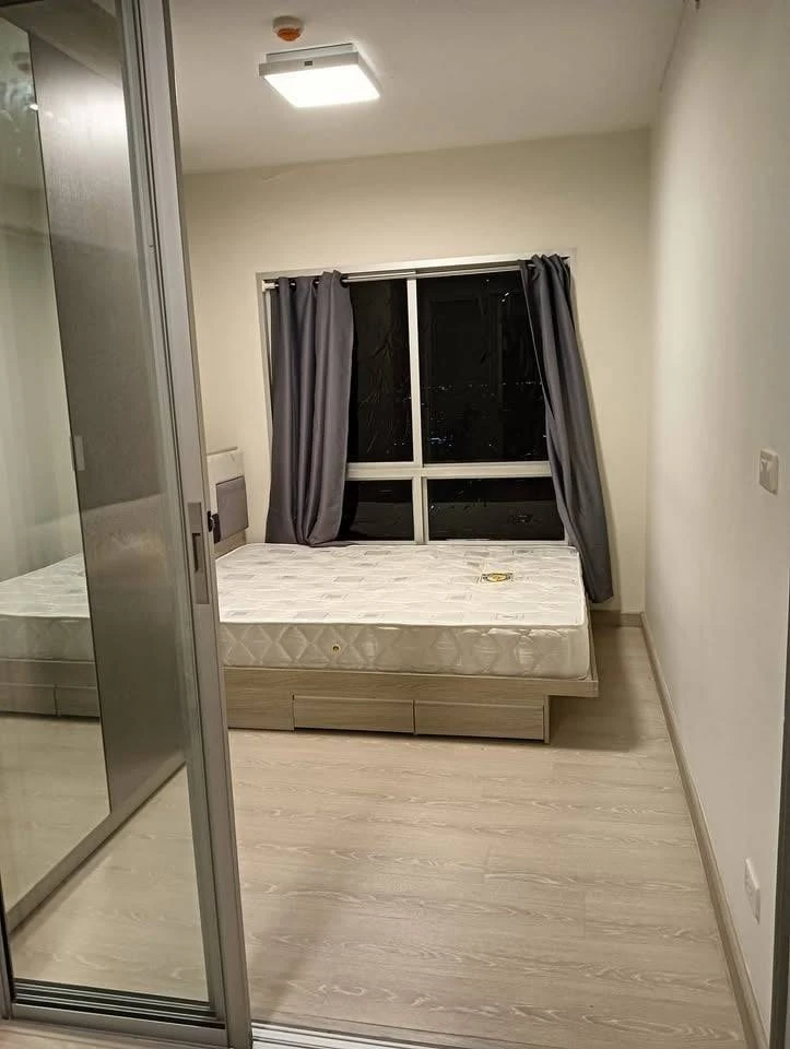 ให้เช่า Niche id @ Pakkret Station ห้องพร้อมอยู่ เฟอร์พร้อม เครื่องใช้ไฟฟ้าครบ ชั้นสูง จองเลย