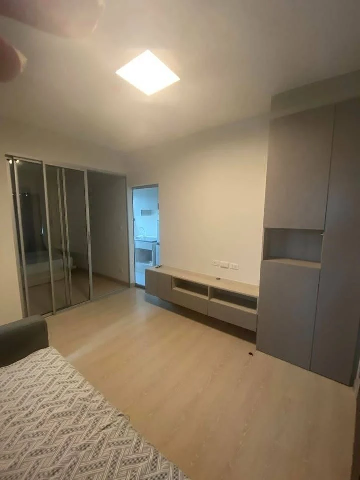 ให้เช่า Niche id @ Pakkret Station ห้องพร้อมอยู่ เฟอร์พร้อม เครื่องใช้ไฟฟ้าครบ ชั้นสูง จองเลย