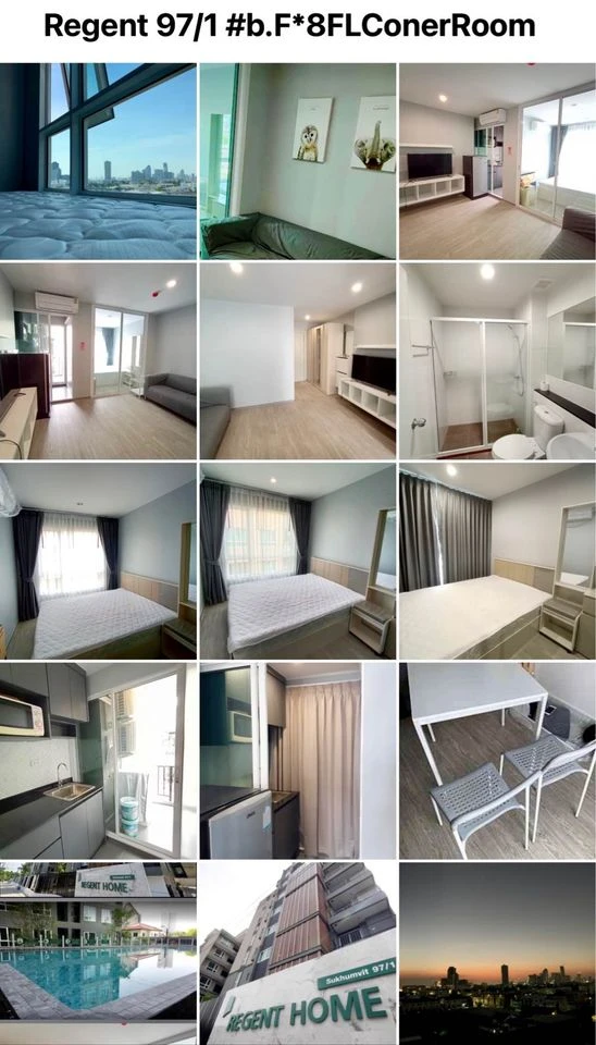 🏠🌃 ขชาย/เช่า คอนโด รีเจ้นท์ โฮม สุขุมวิท97/1 🏠🌃