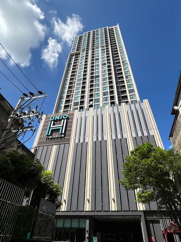 💚🏙️ ขาย Unio H Tiwanon ห้องสูง วิวดี พร้อมอยู่! 🏙️💚