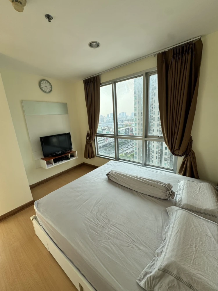 ✨ ด่วน! ปล่อยเช่าห้องสภาพนางฟ้า 2 Bed ติด MRT ห้วยขวาง แค่ก้าวเดียวถึง! ✨  คอนโด Life @ Ratchada-Huaikwang ห้องใหญ่ อยู่สบาย ตกแต่งบิลต์อินหรู สภาพใหม