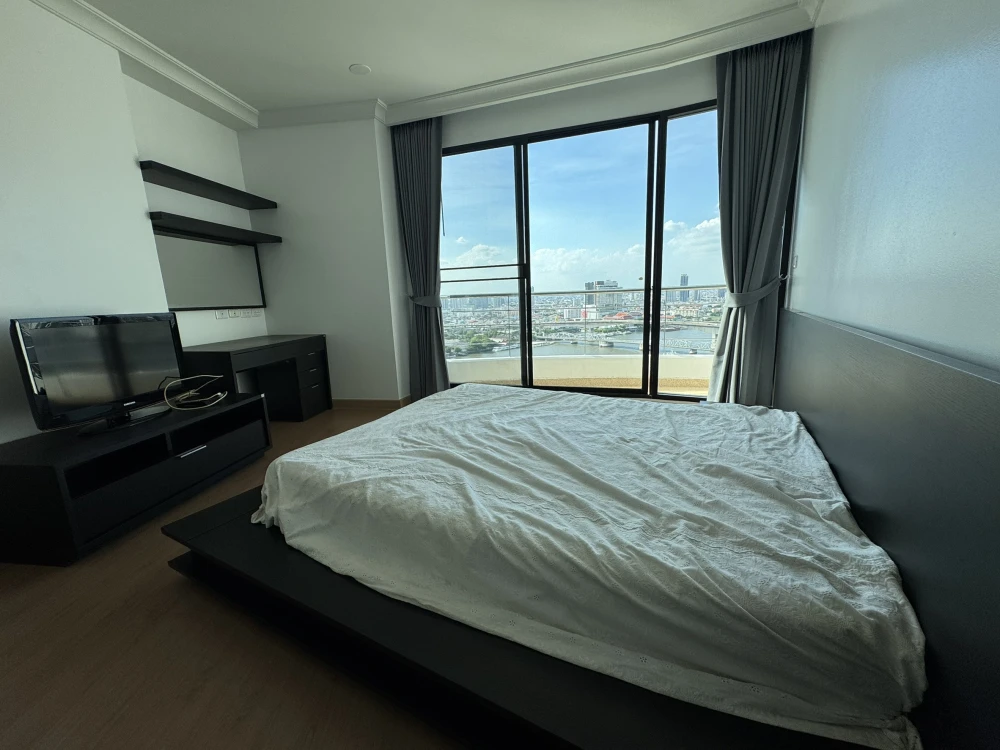 ✨ ให้เช่าคอนโดหรูริมแม่น้ำ ห้องใหญ่เพิ่งรีโนเวทใหม่ ✨ Supalai Casa Riva (ศุภาลัย คาซ่า ริวา) - Fronte 1
