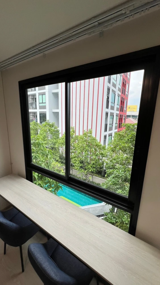 🏢 ให้เช่าคอนโด ดีคอนโด ไฮป์ รังสิต  ห้องวิวสวน + สระว่ายน้ำ พร้อมอยู่