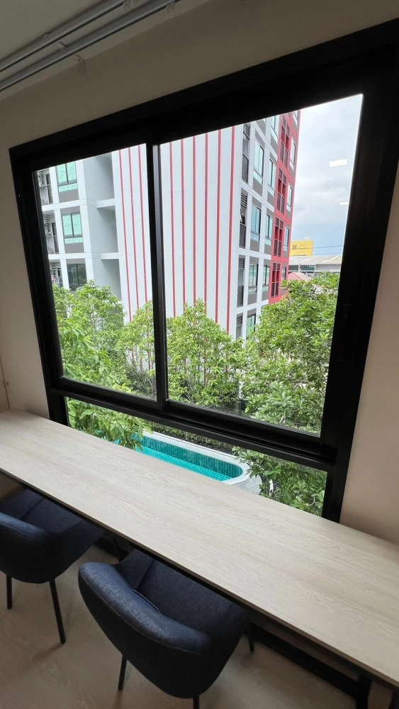 🏢 ให้เช่าคอนโด ดีคอนโด ไฮป์ รังสิต  ห้องวิวสวน + สระว่ายน้ำ พร้อมอยู่