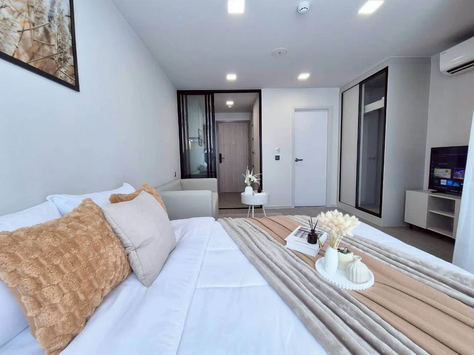 🌿🏙️ ให้เช่าคอนโด Atmoz Oasis อ่อนนุช | ห้องสวย น่ารัก ฟีลรีสอร์ท ใกล้รถไฟฟ้า! 🏙️🌿