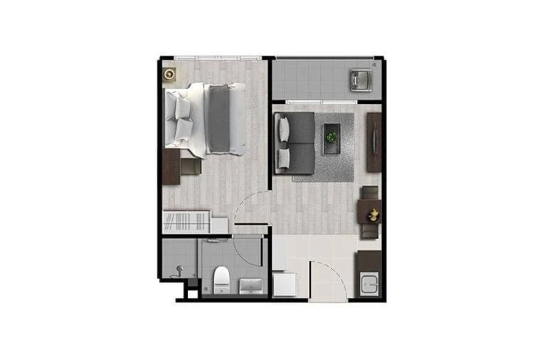 🏠🌃 ให้เช่าดีคอนโด ไฮด์อเวย์ รังสิต เฟส 4 🏠🌃