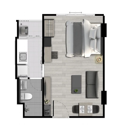 🏠🌃 ให้เช่า  ดีคอนโด แคมปัสโดม รังสิต เฟส 3 🏠🌃