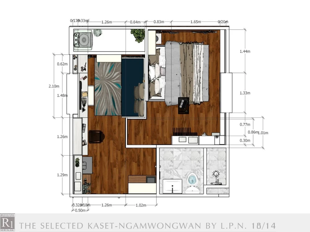 🏠🌃 ให้เช่า เดอะ ซีเล็คเต็ด เกษตร-งามวงศ์วาน🏠🌃