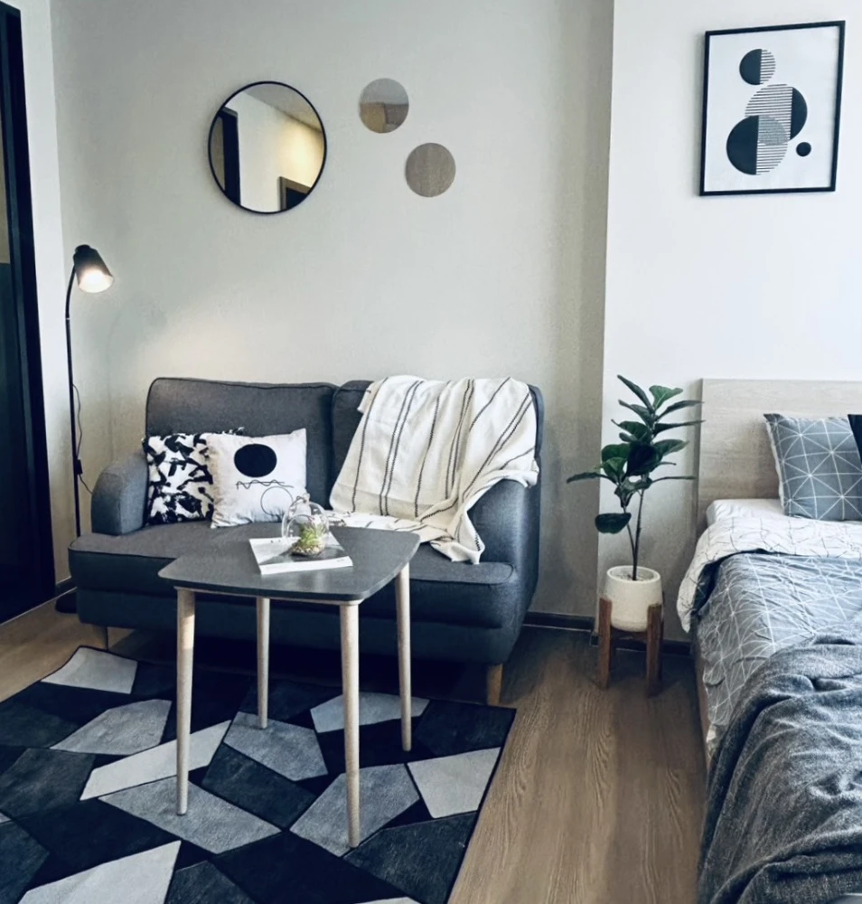 ให้เช่า เดอะ มูฟ บางนา ห้องพร้อมอยู่ เฟอร์ เครื่องใช้ไฟฟ้าครบ ราคาจับต้องได้ รีบมาจองก่อนพลาด