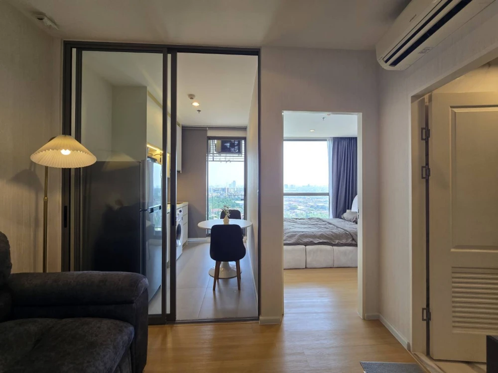 🌙🏙️ ให้เช่า Cuvee Tiwanon | ห้องมินิมอล วิวสูง ชั้น 26 ติดรถไฟฟ้า! 🏙️🌙