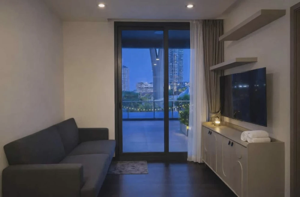 ✨ ให้เช่า Sapphire Luxurious Condominium พระราม 3 | ระเบียง 30 ตร.ม. วิวสะพานภูมิพล 🌉
