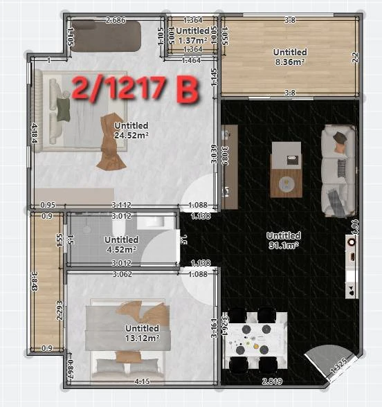 🌟🏙️ ให้เช่า Supalai Park Kaset | ห้องใหญ่ รีโนเวทใหม่ วิวสระ สวยครบจบ! 🏙️🌟