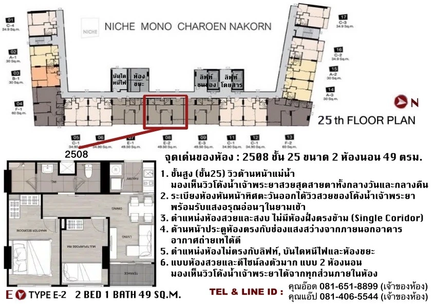 🏠🌃 For Sale/Rent: Niche Mono Charoen Nakhon Condo 🏠🌃