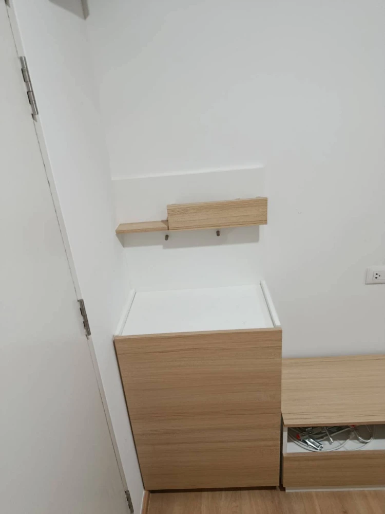 📌 Condo for rent at Sena Kit Chalongkrung 27 sq m. Building B, 7th floor, garden view, morning sun