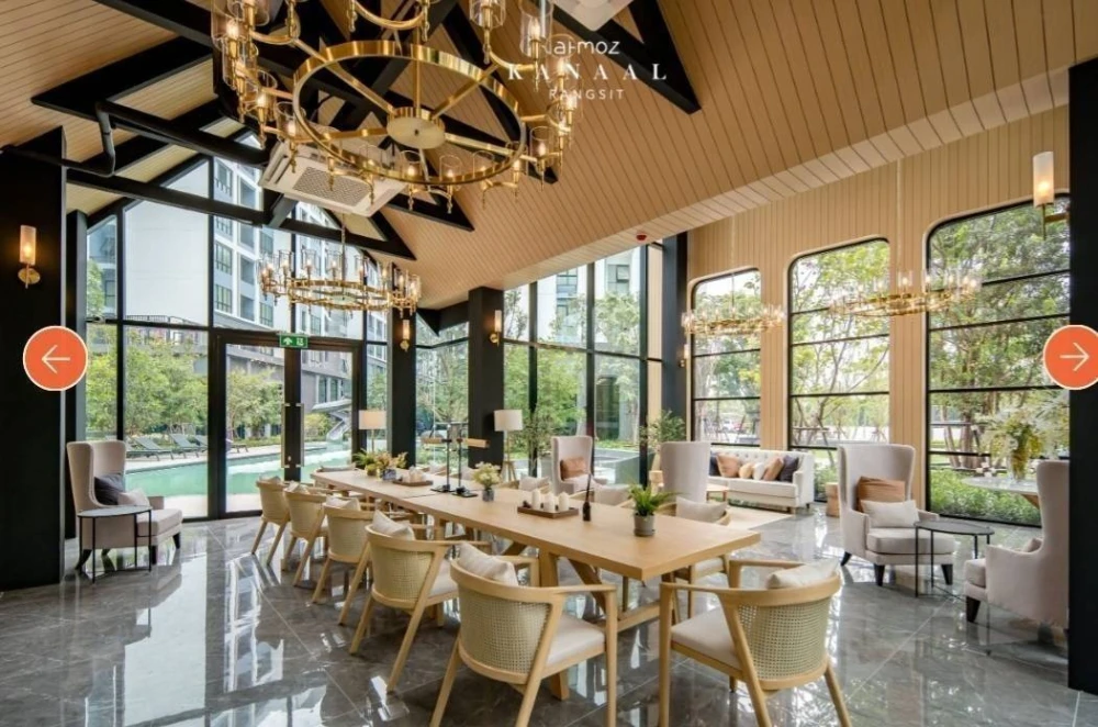 🌿 Condo for Rent: Atmoz Canal Rangsit – Canal View, Ready to Move In 🌿