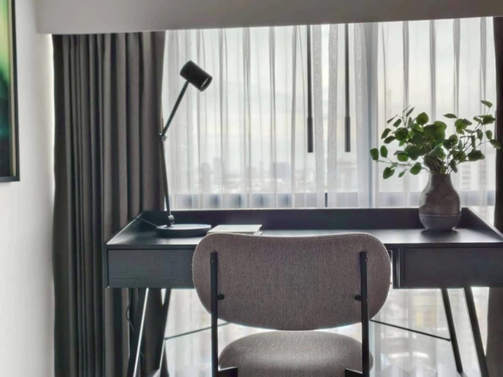 🌸🏙️ Condolette Ize Ratchathewi for rent | Next to BTS, beautiful room, fully furnished! 🏙️🌸