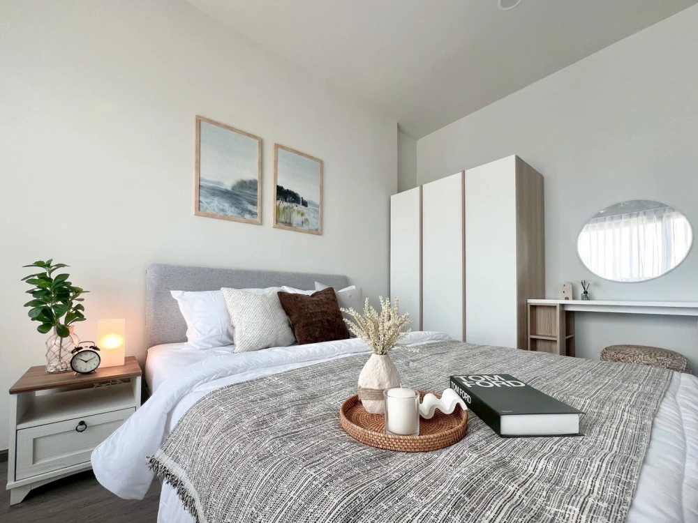 🎯 For rent, Rich Point Wutthakat, next to the BTS, ready to move in.