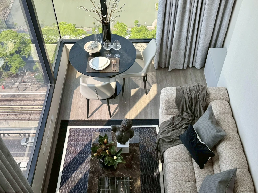 🧡🏙️ For Rent: So Origin Kaset Interchange | Duo Space, 2-story unit with high ceilings, beautiful and luxurious room, near the BTS Skytrain! 🏙️🧡
