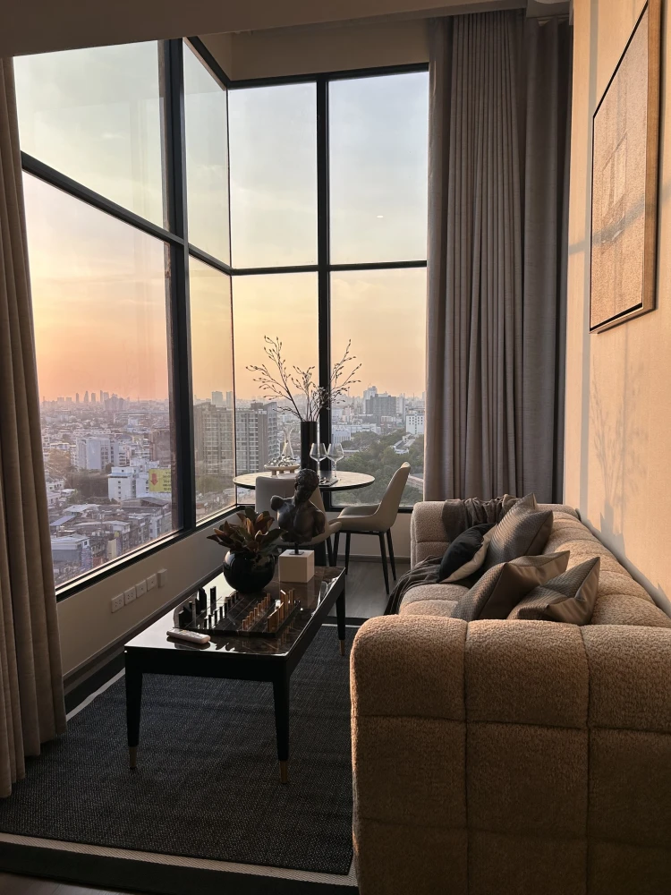 🧡🏙️ For Rent: So Origin Kaset Interchange | Duo Space, 2-story unit with high ceilings, beautiful and luxurious room, near the BTS Skytrain! 🏙️🧡
