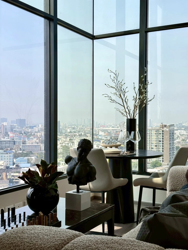 🧡🏙️ For Rent: So Origin Kaset Interchange | Duo Space, 2-story unit with high ceilings, beautiful and luxurious room, near the BTS Skytrain! 🏙️🧡