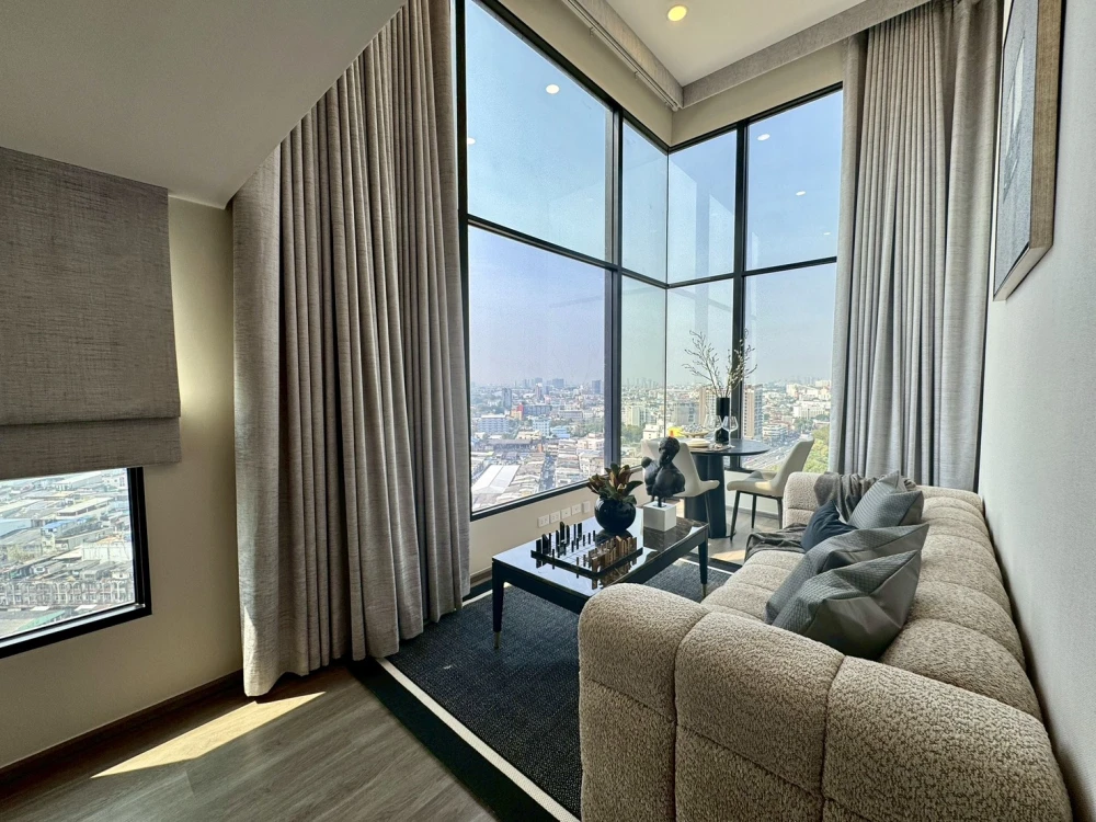 🧡🏙️ For Rent: So Origin Kaset Interchange | Duo Space, 2-story unit with high ceilings, beautiful and luxurious room, near the BTS Skytrain! 🏙️🧡
