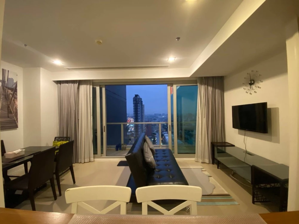 🔥 For rent, The River, luxury condo, Chao Phraya River view, near BTS.