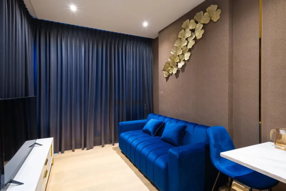 🌿🏙 Condo for rent: Ashton Asoke – Rama 9. Beautiful room, tree view, quiet and peaceful. Near MRT. 🏙🌿
