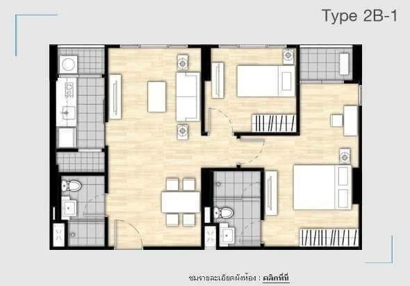 🏙️ Condo for Rent Hive Taksin by Sansiri – B Furnished, Ready to Move In