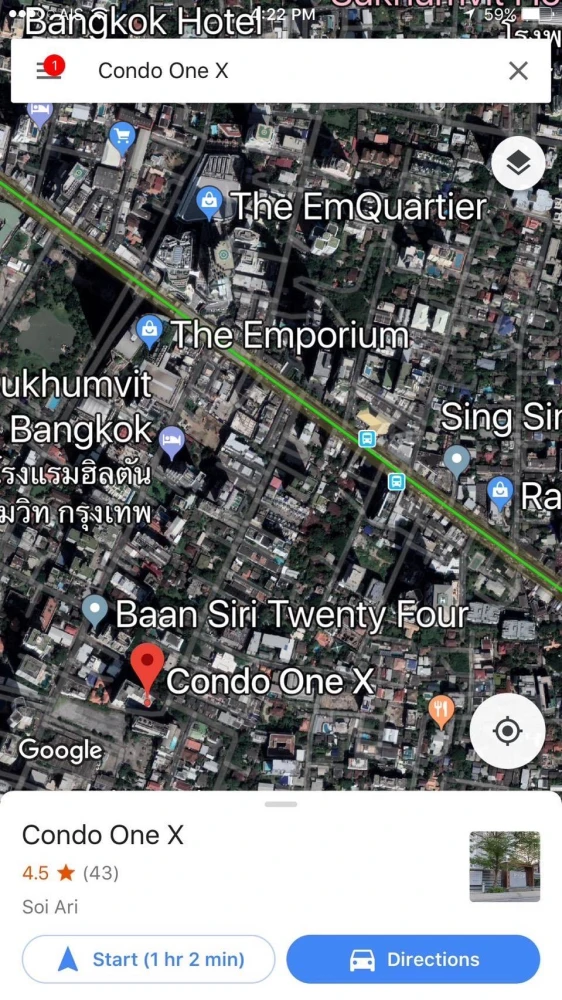 🏠🌃 ให้เช่า วัน เอ็กซ์ สุขุมวิท 26 🏠🌃