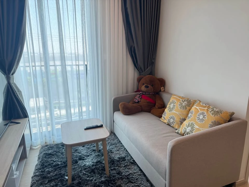 For rent: Noble New Mega Plus Bangna. Auspicious and beautiful room number. Fully furnished with appliances. Book now!