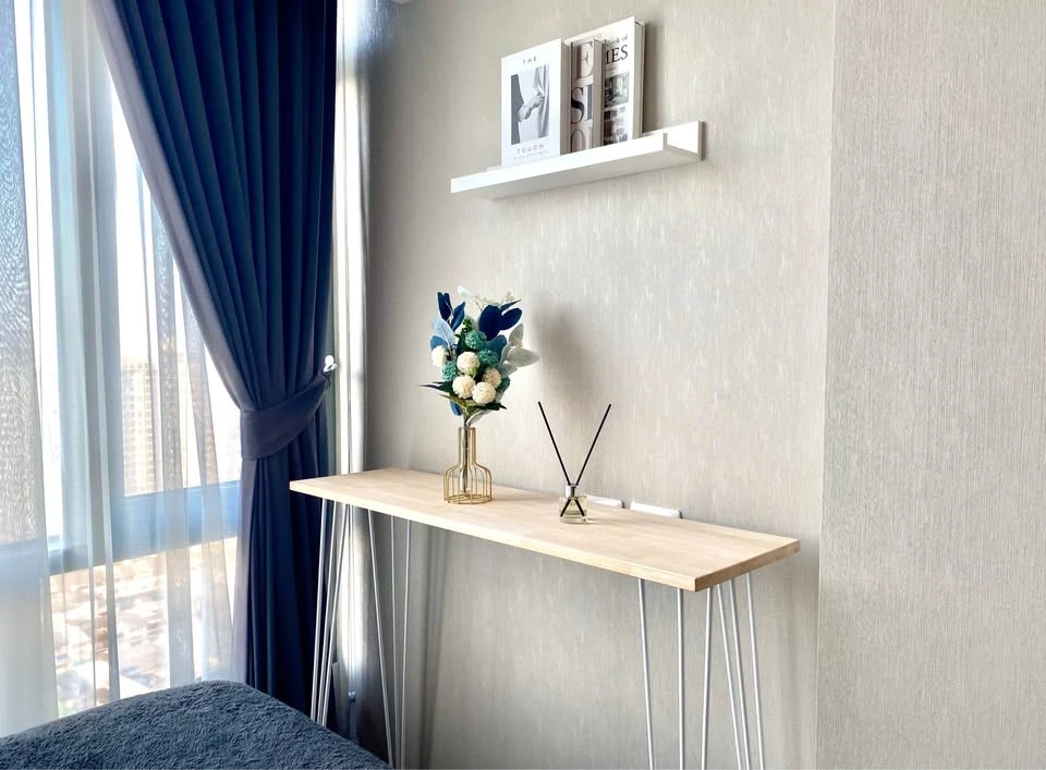 For rene Metro Sky ประชาชื่น ห้องแต่งน่าอยู่ มาพร้อมเฟอร์ เครื่องใช้ไฟฟ้าครบ พลาดแล้วจะเสียดาย