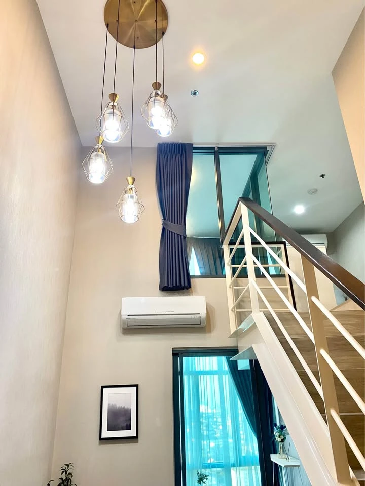 For rene Metro Sky Prachachuen, nice decorated room, fully furnished, complete with electrical appliances If you miss it, you will regret it.