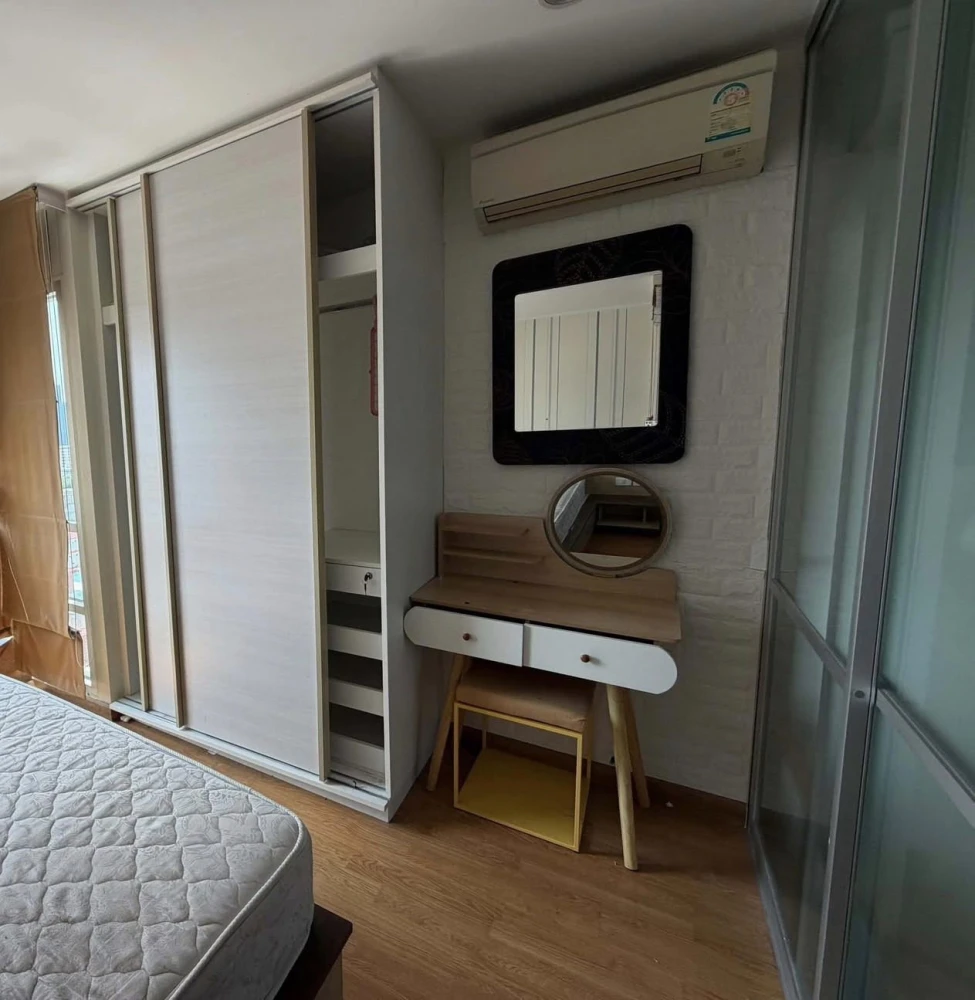 For rent คอนโดยู ดีไลท์ แอท ห้วยขวาง สเตชั่น ห้องกั้นแยกเป็นสัดส่วน แบ่งโซนลงตัว ราคาโดน มาจองเลย