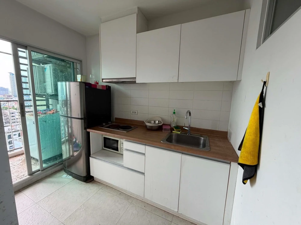 For rent คอนโดยู ดีไลท์ แอท ห้วยขวาง สเตชั่น ห้องกั้นแยกเป็นสัดส่วน แบ่งโซนลงตัว ราคาโดน มาจองเลย