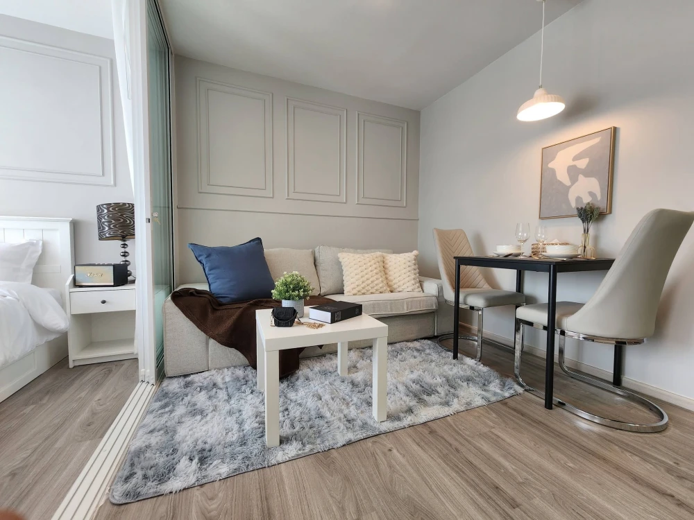 FOR RENT | Regent Home Bangna ห้องแต่งพร้อมอยู่ สิ่งอำนวยความสะดวกครบ ลากกระเป๋าเข้าอยู่ได้เลย