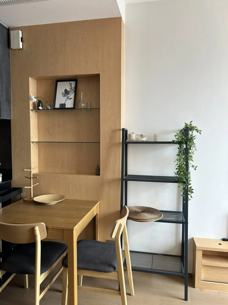 For rent Ashton chula-silom, beautiful room with a beautiful view, not blocked by the sun, not hot, convenient, complete in one place, hurry and book.